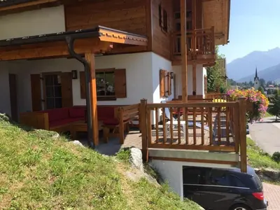Ein Balkon oder eine Terrasse in der Unterkunft Schöneben Chalet 't Hoge Loo