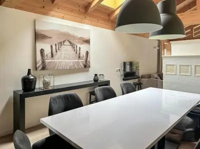 Ein Sitzbereich in der Unterkunft Schöneben Chalet Schneerose