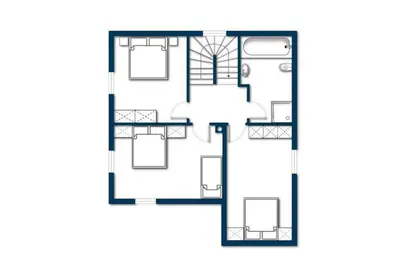 Grundriss der Unterkunft Schöneben Chalet Holzblick