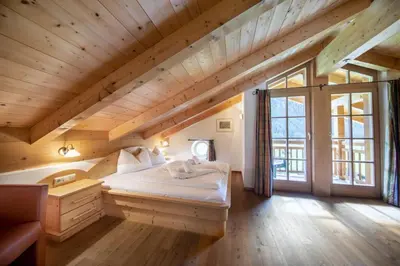 Ein Bett oder Betten in einem Zimmer der Unterkunft Schöneben Chalet Vienna