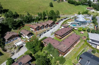 Der Swimmingpool an oder in der Nähe von Schöneben Chalet Edelhirsch