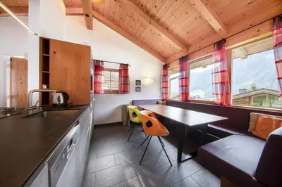 Küche/Küchenzeile in der Unterkunft Schöneben Chalet Anton