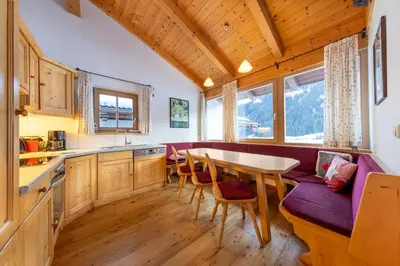 Küche/Küchenzeile in der Unterkunft Schöneben Chalet Wiesenwald