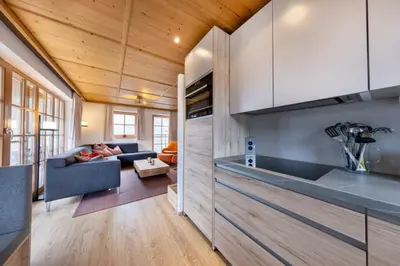 Küche/Küchenzeile in der Unterkunft Schöneben Chalet zur Mühle
