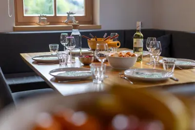 Essen im Ferienhaus oder in der Nähe