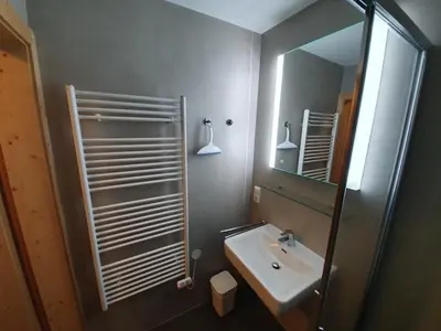 Ein Badezimmer in der Unterkunft Schöneben Traumhütte