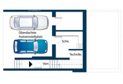 Grundriss der Unterkunft Schöneben Haus Arnika