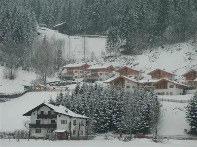 Schöneben Berghütte im Winter