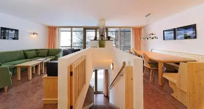 Ein Sitzbereich in der Unterkunft Schöneben Haus Wenters