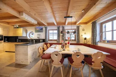 Küche/Küchenzeile in der Unterkunft Schöneben Chalet Sonnenwende