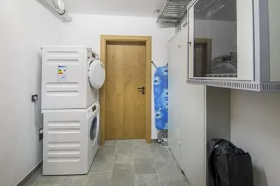 Ein Badezimmer in der Unterkunft Nationalpark Chalet Grosser Hexenkopf