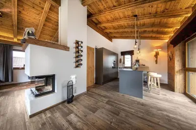 Küche/Küchenzeile in der Unterkunft Nationalpark Chalet Kreuzkogel