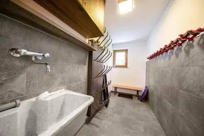 Ein Badezimmer in der Unterkunft Nationalpark Chalet Kreuzkogel