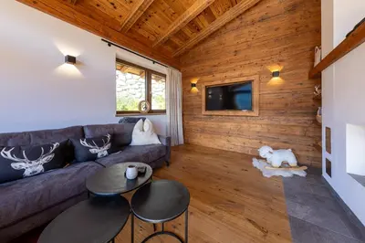 TV/Unterhaltungsangebot in der Unterkunft Nationalpark Chalet Mittereggspitze