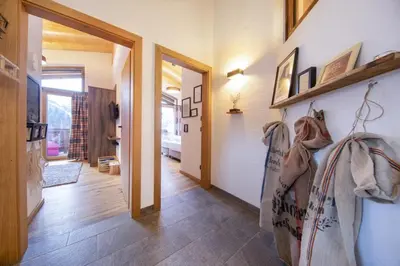 Ein Badezimmer in der Unterkunft Nationalpark Chalet Grossschober
