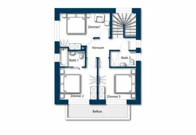 Grundriss der Unterkunft Nationalpark Chalet Grossschober