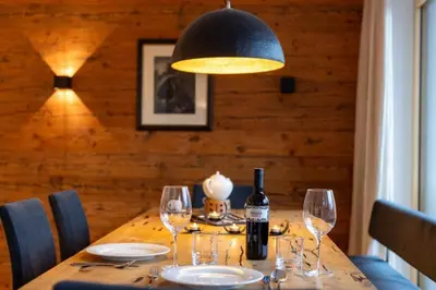 Getränke in der Unterkunft Nationalpark Chalet Quirl