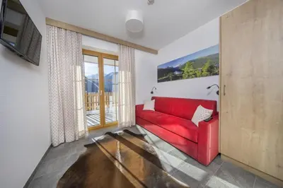 TV/Unterhaltungsangebot in der Unterkunft Nationalpark Chalet Seespitze