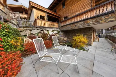 Ein Balkon oder eine Terrasse in der Unterkunft Nationalpark Chalet Hohe Warte 1