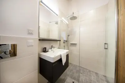 Ein Badezimmer in der Unterkunft Nationalpark Chalet Hochalmspitze