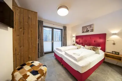 Ein Bett oder Betten in einem Zimmer der Unterkunft Nationalpark Chalet Keeseck