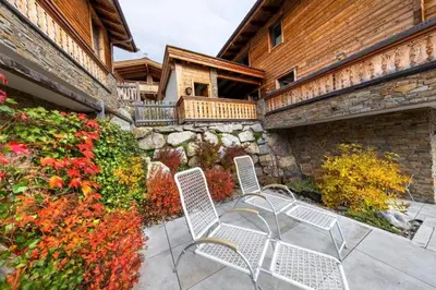 Ein Balkon oder eine Terrasse in der Unterkunft Nationalpark Chalet Hohe Warte