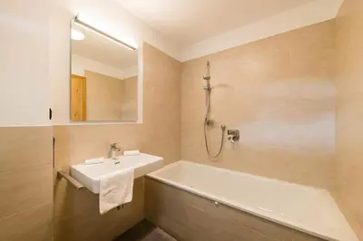 Ein Badezimmer in der Unterkunft Nationalpark Chalet Blessachkopf