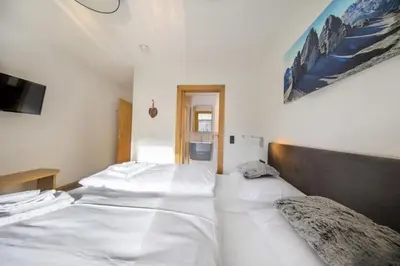Ein Bett oder Betten in einem Zimmer der Unterkunft Nationalpark Chalet Bachmayrspitze