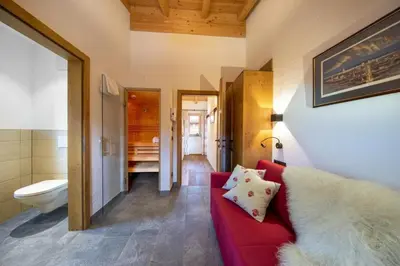 Ein Badezimmer in der Unterkunft Nationalpark Chalet Rötspitze