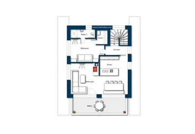 Grundriss der Unterkunft Nationalpark Chalet Stein am Ferner