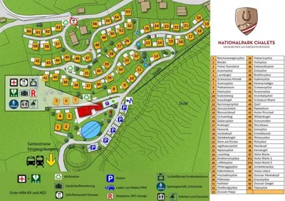 Ein Zertifikat, Auszeichnung, Logo oder anderes Dokument, das in der Unterkunft Nationalpark Chalet Stein am Ferner ausgestellt ist