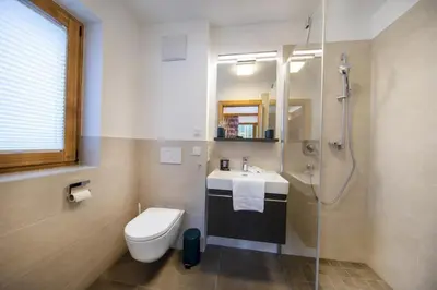 Ein Badezimmer in der Unterkunft Nationalpark Chalet Säulspitze