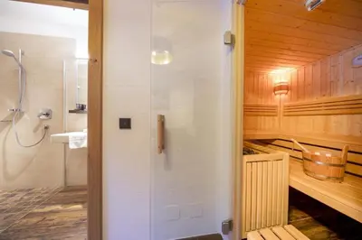 Ein Badezimmer in der Unterkunft Nationalpark Chalet Käferfeldeck