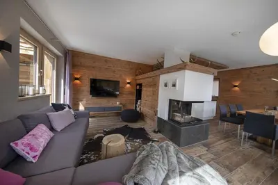 TV/Unterhaltungsangebot in der Unterkunft Nationalpark Chalet Rosenspitze