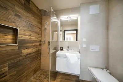 Ein Badezimmer in der Unterkunft Nationalpark Chalet Kuhhaut