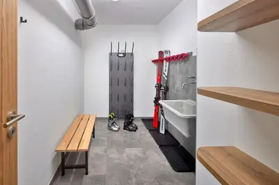 Ein Badezimmer in der Unterkunft Nationalpark Chalet Gamsspitze