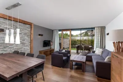 Ein Sitzbereich in der Unterkunft Residenz Wildkogelbahnen Top 4