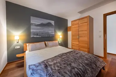 Ein Bett oder Betten in einem Zimmer der Unterkunft Residenz Wildkogelbahnen Top 7
