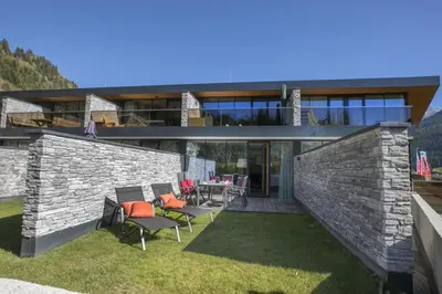 Das Gebäude in dem sich die Ferienwohnung befindet