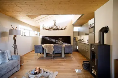 Küche/Küchenzeile in der Unterkunft Residenz Wildkogelbahnen Top 9
