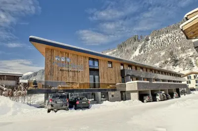 Ein allgemeiner Bergblick oder ein Berglick von der Ferienwohnung aus