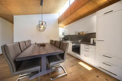 Küche/Küchenzeile in der Unterkunft Residenz Wildkogelbahnen Top 14