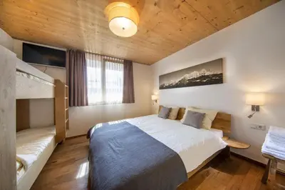 Ein Bett oder Betten in einem Zimmer der Unterkunft Residenz Wildkogelbahnen Top 14