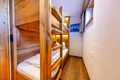 Ein Bett oder Betten in einem Zimmer der Unterkunft Haus Wildkarblick Top 6