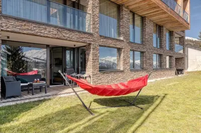 Ein Garten an der Unterkunft Edelweisshaus Top 1