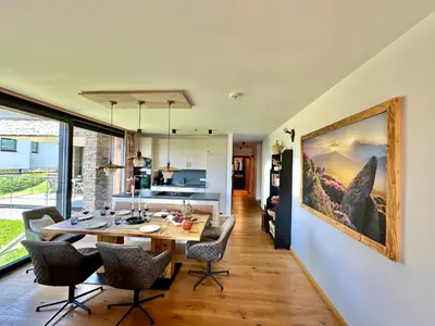 Ein Sitzbereich in der Unterkunft Edelweisshaus Top 10
