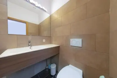 Ein Badezimmer in der Unterkunft Edelweisshaus Top 5