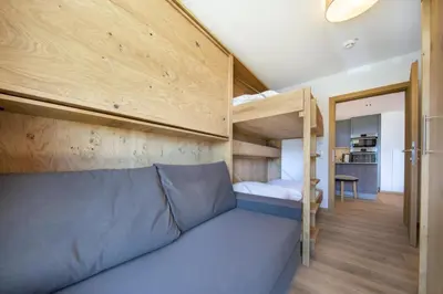 Ein Bett oder Betten in einem Zimmer der Unterkunft Edelweisshaus Top 11