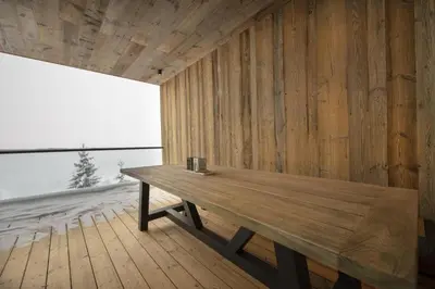 Ein Balkon oder eine Terrasse in der Unterkunft Edelweisshaus Top 7