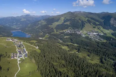 Naturlandschaft in der Nähe des Ferienhauses